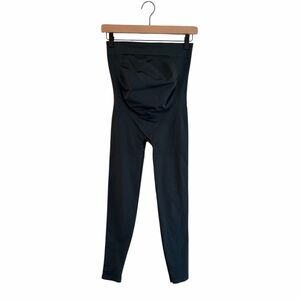 Blanqi gray maternity leggings size medium stretch comfort postpartum casual